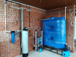 Сборка системы очистки сетевой воды для частной пивоварни в г. Армавир
